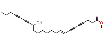 (E)-Methyl 16-hydroxy-8-tricosaen-4,6,17,19-tetraynoate